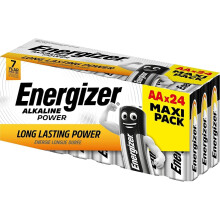 Energizer AA Batteries, Alkaline Power Double A Batteries, 24 Pack