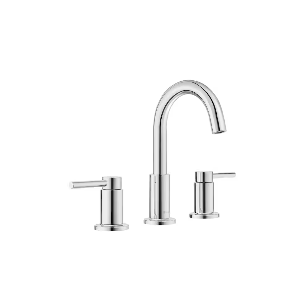 Glacier Bay Dorind 8 In. Widespread Double-Handle High-Arc Bathroom Faucet In Polished Chrome, Color/Finish : Chrome 8710481179158