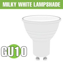 Bombillas tipo candelabro GU5.3 de 220 V (GU10, blanco lechoso, blanco cálido, 5 W) para iluminación