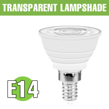 Bombillas tipo candelabro GU5.3 de 220 V (E14 transparente, blanco frío, 5 W) para iluminación suave