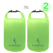 (2X70LVerde) Bolsa seca impermeable, bolsa seca pequeña y ligera Exped impermeable para kayak, natación,