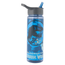 Jurassic World 600ml BPA-Free PP Children's Water Bottle - Durable & Leak-Proof, Ideal for School & Outdoor Activities, Blue