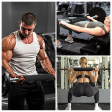 Flintronic Barbell Squat Pad, Olympic Bar Cover for Hip Thrusts Squats Weight Lifting, Provides Cushion to Hip Neck Shoulder