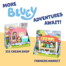 Bluey Hit The Road And Her Friends In This Cute Little Vehicle! Ride Along In The 4WD, This Vehicle Fits One 6-7.6 CM Articulated Figure Inside