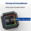 Visualized Gravity-Flipping Timer Magnetic Learning Discipline Silent Kitchen Baking Fitness Timer Colored Bar White 3