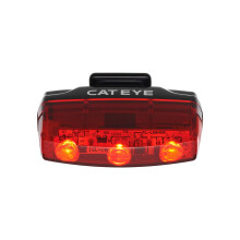 CatEye Rear Bike Light - Rapid Micro Compact 15 Lumen LED Bicycle Rear Light with Multiple Flash Modes | USB Rechargeable & Water-Resistant for Night