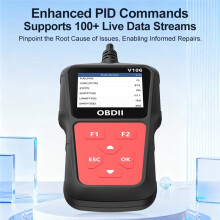 Escáner OBD2 V106 Profesional con Soporte Multilingüe Herramienta de Diagnóstico para Automóviles