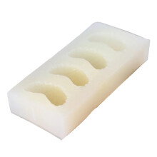 4 Hole Multi-mould DIY Fruit Cake Mould Aromatherapy Candle Mould Semi-round Orange Flower Handmade Soap Oil Soap