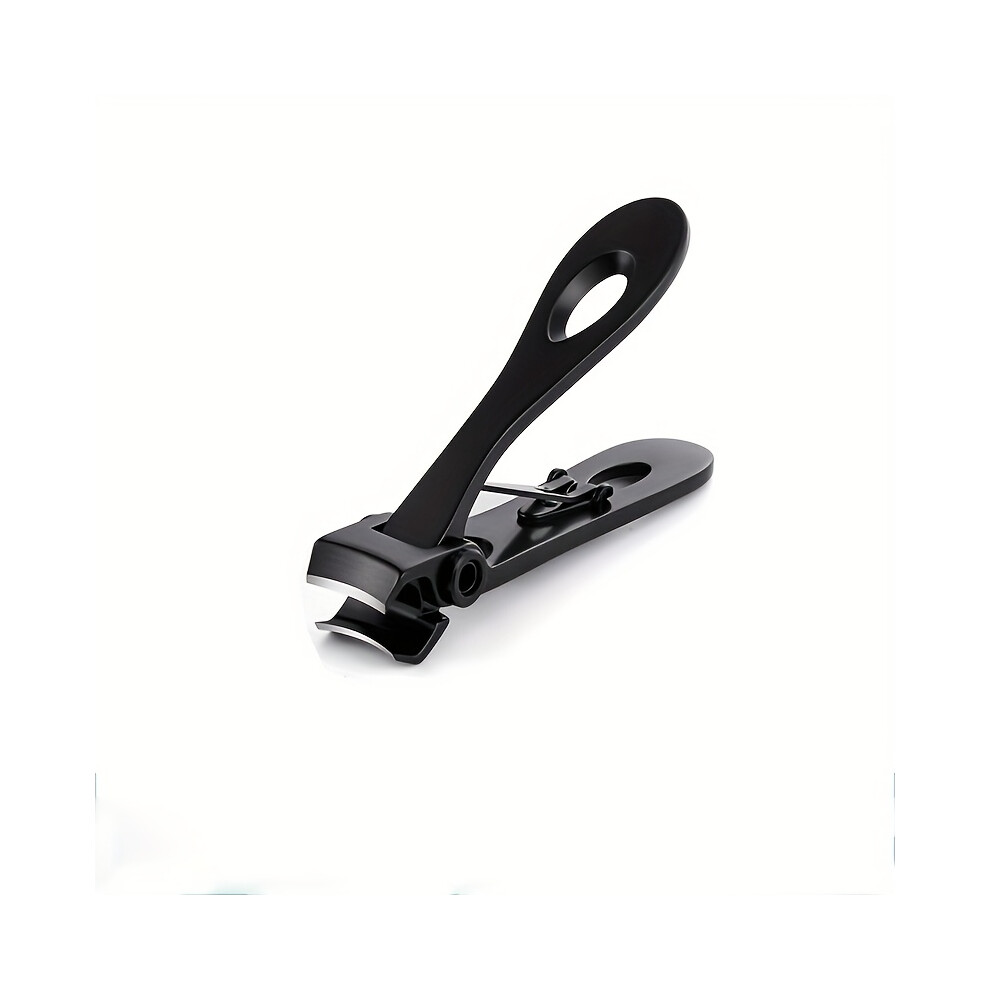 Stoyotu (Small Black) Toenail Clippers For Seniors Thick Toenails, Heavy Duty Nail Clippers 15Mm Wide Jaw Opening, Large Toe Nail Clippers