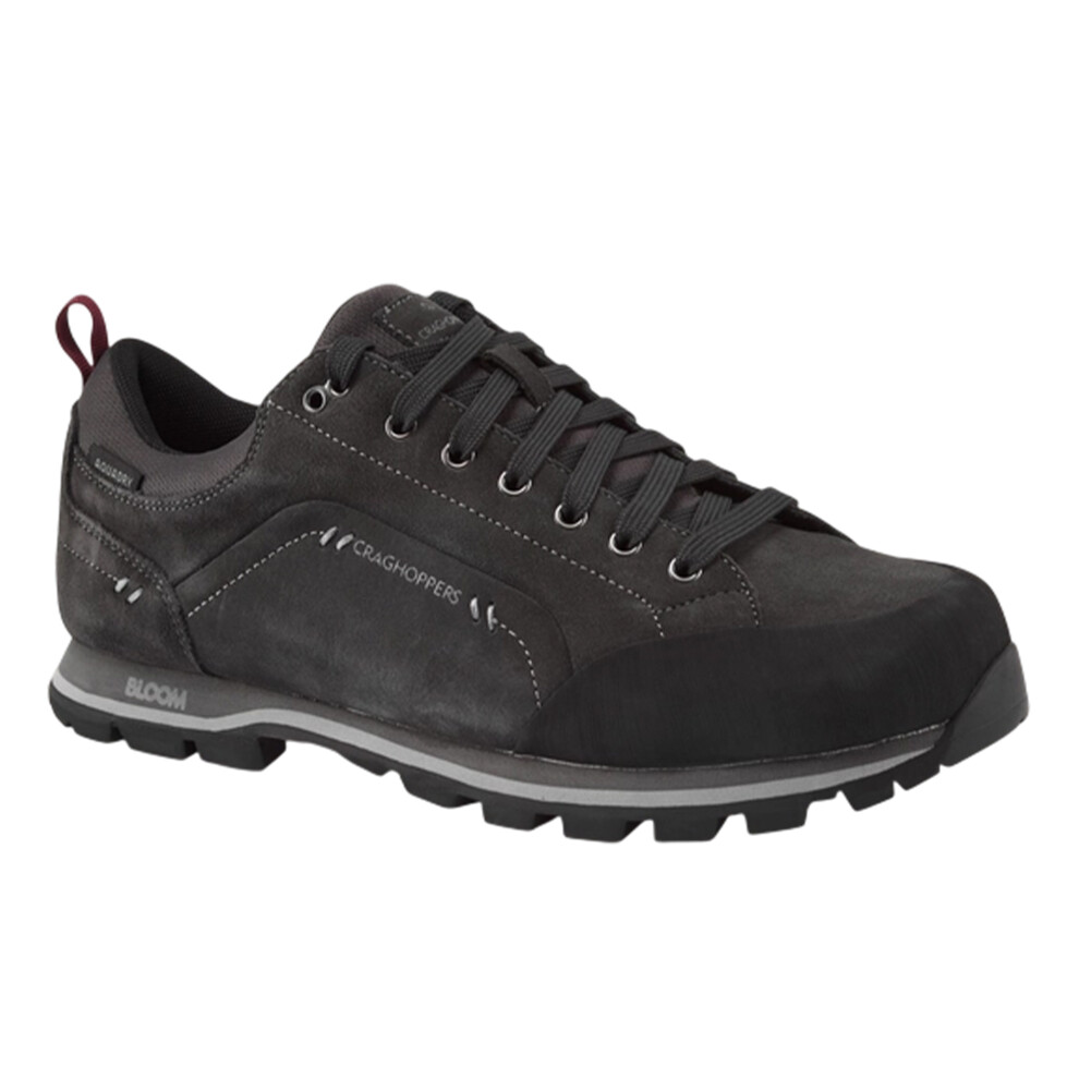 Craghoppers (7 Uk, Pepper) Mens Onega 2 Leather Trainers Black