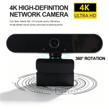 HD 4K Webcam PC 4K Webcamera met Microfoon en Autofocus PC Computer Laptop Live Streaming 4K Webcam voor Videogesprekken