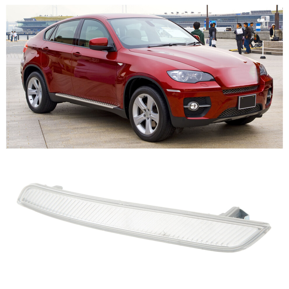 Clear Front Bumper Reflector For X6 E71 White 7293282823631