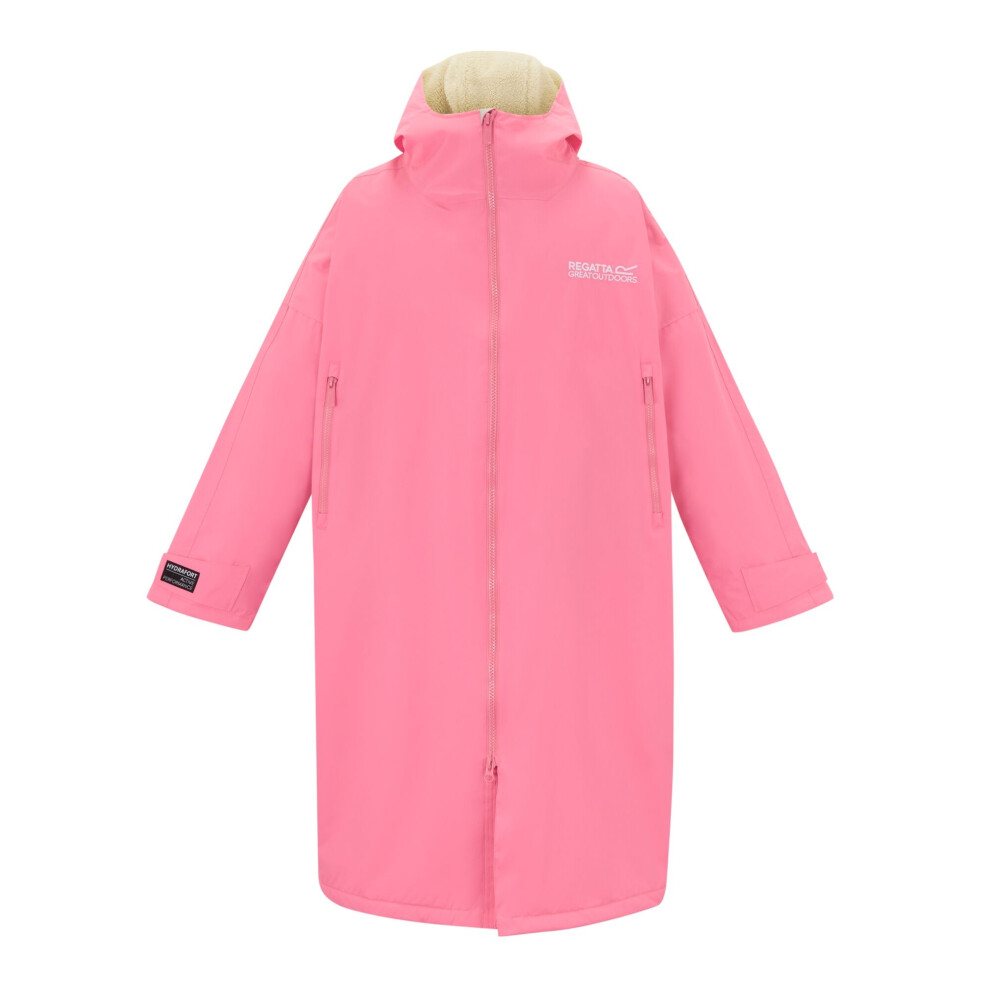 Regatta (Xs-S, Lemonade) Unisex Adult Waterproof Fleece Lined Changing Robe Pink