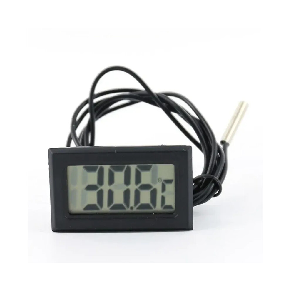 Stoyotu Aquarium Waterproof Probe Thermometer Digital Lcd Fish Tank Waterproof Thermometer Measuring Instrument Reptile No Battery