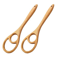 Wooden Dough Whisk 12.6" Handcrafted Bread Whisk, Upgraded One-Piece Sourdough Whisk, Flow-Through Design 2 Pack