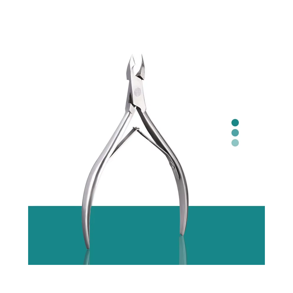 Stoyotu (Silvery) Stainless Steel Cutters Tool Cuticle Clippers Trimmer Dead Skin Remover Pedicure Cuticle Nippers Nail Manicure Scissors