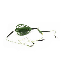 (48g) 35g-48g Fishing Tackle Feeder Cage Lure Fishing Feeders Long Line Carp Nesting Device Fishing Set Green Pendant Bait Feeder