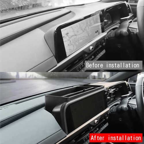 Car Navigation Screen Storage Box with Phone Bracket for  Crown Crossover 2023 Car Interior Accessories 1