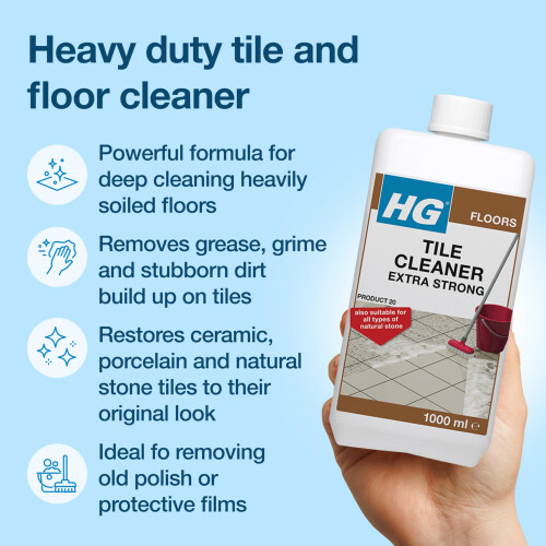 HG HG Tile Cleaner | Extra Strong Powerful Floor Solution | 1L 2
