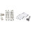 Metal Chassis Pull Rods Drag Link Suspension Silver with 4 Pcs Metal  Damper Silver 1
