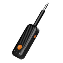5.2 Audio Receiver Transmitter 3.5mm AUX Stereo Wireless Audio Adapter with Mic for Headphone TV Car Audio