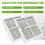 5 Packs Refrigerator Air Filter for  LT120F,Replacement Fresh Air Filter Replacement Parts 2