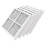 5 Packs Refrigerator Air Filter for  LT120F,Replacement Fresh Air Filter Replacement Parts 6