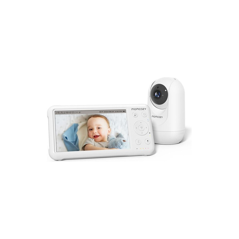 Momcozy Bm01 5 Inch Lcd Screen Video Baby Monitor White