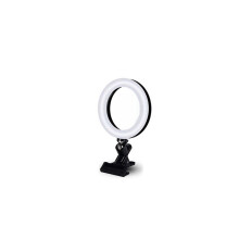 16Cm Selfie Ring Light for Laptop Computer Desktop Ring Lamp Video Conference Lighting with Tripod Phone Holder Clip