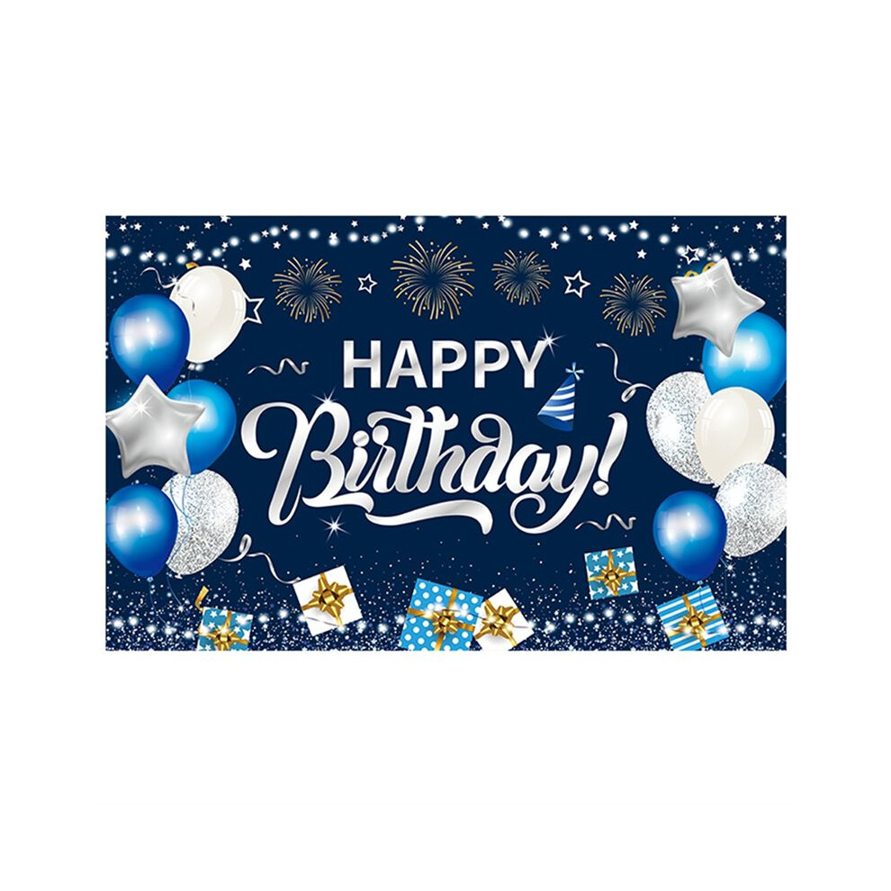 115X180cm Happy Birthday Photography Backdrop Glitter Balloon Birthday Party Photo Background Photography Cloth 6031945939524