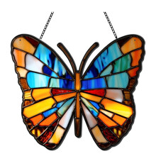 Spanische Mond-AnhäNger Aus Gebeiztem Acryl, Fensterbehang, Schmetterlings-Wanddekoration für Schmetterlingsliebhaber, Einweihungsgeschenk, L B