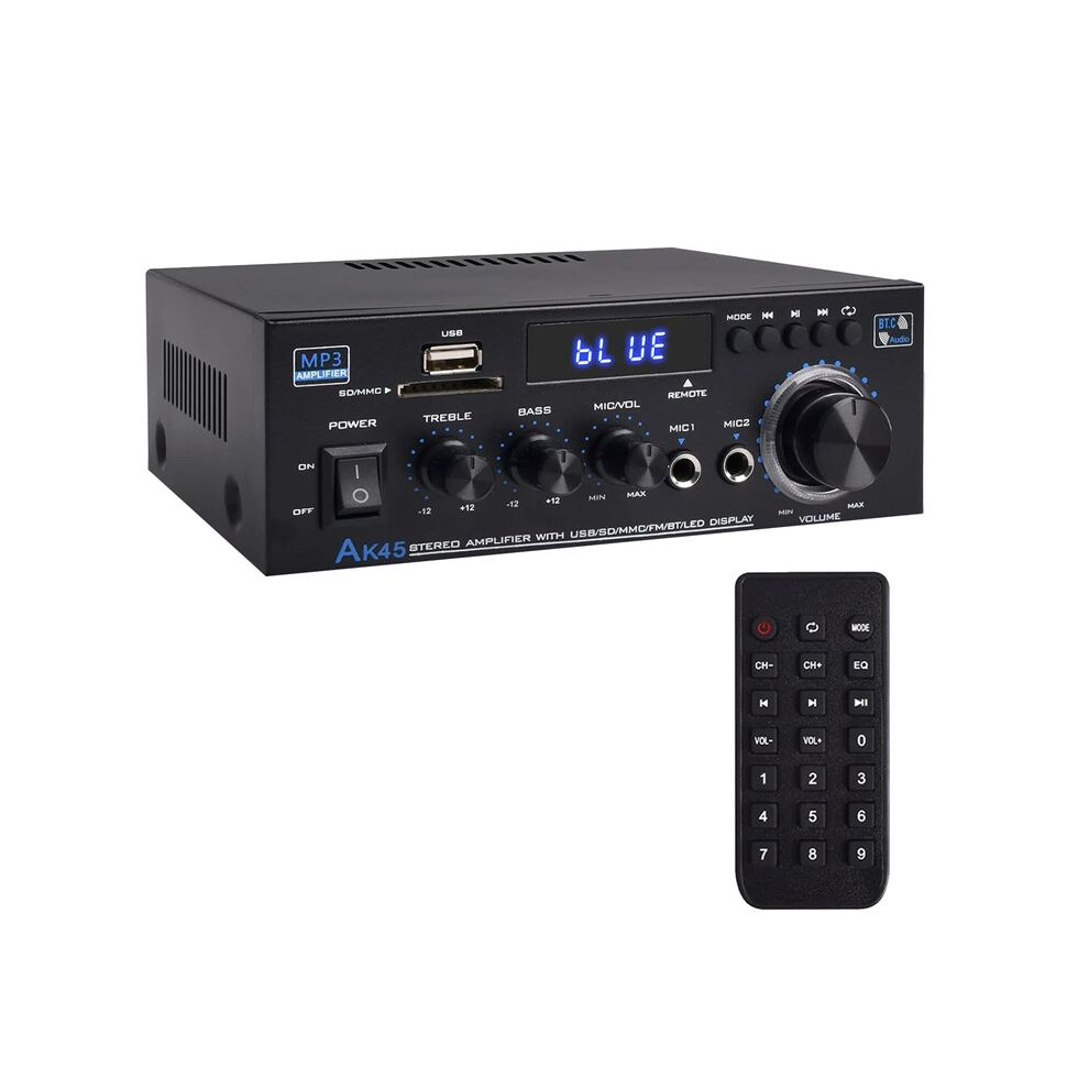 Stereo Audio Amplifier Receiver, 5.0 Sound Speaker,Amplifier Fm Radio,Home Theater Audio Stereo System-Uk Plug 4711679216833