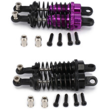 4 Pcs Oil Adjustable 65mm Damper for Rc Car 1/18 A959 A969 A979 K929 Losi ,Black &