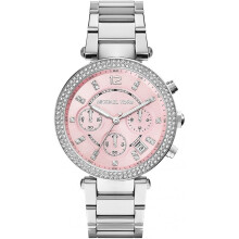 Michael Kors MK6105 Parker Chronograph Pink Ladies Watch