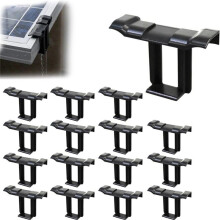 30Pc Solar Panel Frames Water Drained Clip Thickness 30mm PV Panels Auto Remove Stagnant Water Dust Outdoor Tool