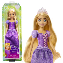 Mattel Disney Princess Rapunzel Doll, Tangled in Signature Clothing, Collectible Fashion, Poseable with Blonde Hair, Tiara Crown, Accessories, Toys f