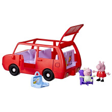 Peppa Pig Peppa's Big Family Car Playset, Red