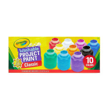 CRAYOLA Washable Kids Paint Set, 10 Ct, Children Arts & Crafts Supplies, Creative Gifts