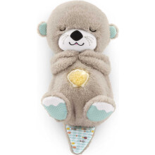 Fisher-Price Soothe 'N Snuggle Otter | Newborn Baby Toys & New Baby Gifts | Plush Soft Toys for Babies with Light and Sound Machine | Baby Girl and B
