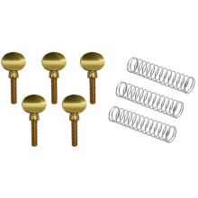 5x Gold Copper Clarinet Saxophone Sax Neck Tightening Screws Soprano Alto Tenor & 3Pcs Trumpet Piston Valve Spring