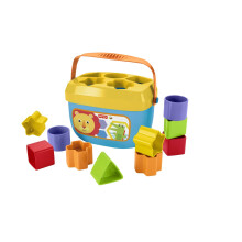 Fisher-Price Stacking Toy Baby’s First Blocks Set of 10 Shapes for Sorting Play for Infants Ages 6+ Months, FFC84