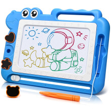 AiTuiTui Dinosaur Magnetic Drawing Board Kids Toys for 2 3 4 5 Years Old Girls Boys Birthday Gifts, Colorful Erasable Doodle Pad Education Learning K