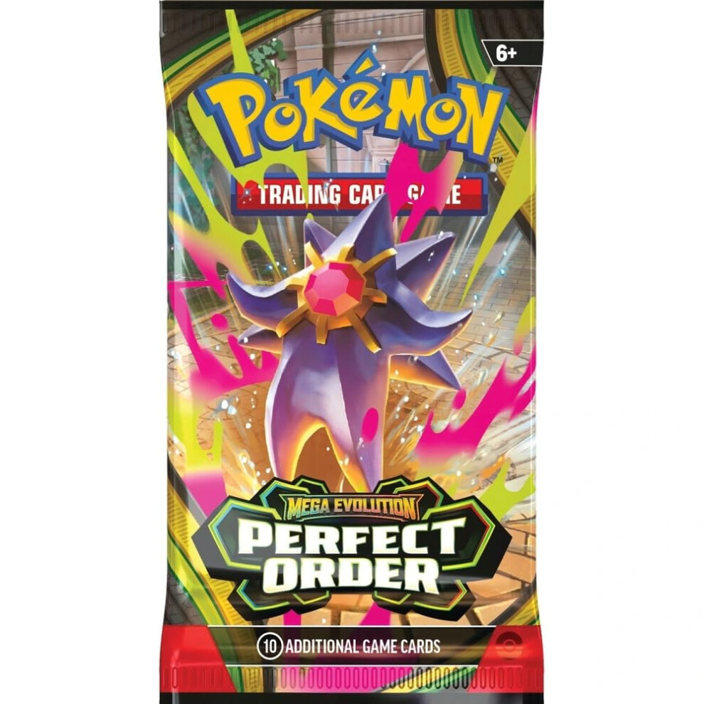 Pokã©Mon Tcg: Mega Evolution - Perfect Order - 1 X Booster Pack