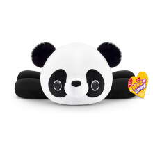 Hug-A-Lumps Panda (Medium) PETE by ZURU, Cuddly Squishy Weighted Plush