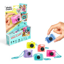 Photo Creator - Mini Cam' keychain | Create Memories with 14 Filters, Flash + Microphone | perfect for travel | Gift for boys and girls 6+ | Random c
