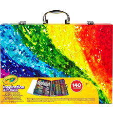 CRAYOLA Inspiration Art Case - 140 Pieces of Colouring Fun! | Includes Crayons, Markers, Pencils & Paper | Ideal for Kids Aged 5+
