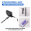 Solar Battery Box Kit Pack Powered Lithium Panel Light with Remote Control for Led String Strip Lamp 24V DIY 5