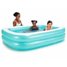Bestway Rectangular Inflatable Family Pool -201x150x51 cm, Blue,54005-BNFX16XX02