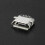 20 USB Female Type a 4-Pin DIP Right Angle Plug Jack with 50Pcs Micro-USB Type B Female 5Pin SMT Socket Jack Connector 7