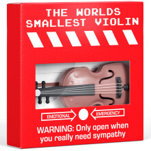 BestaFiesta Joke Gift For Him The Worlds Smallest Violin Funny Birthday Gifts Present Fathers Day Funny Gift For Dad Husband Wife Boyfriend Girlfrien